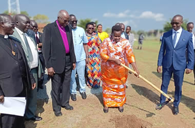 President Yoweri Kaguta Museveni Represented by Vice President Jessica Alupo as Muni University in Arua City Breaks Ground on Its Teaching and Research Hospital to Transform Medical Education, Research and Innovation in Uganda and Beyond